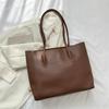 Bolso de Mano de Gran Capacidad, Moderno, Sencillo, de Color Sólido, Nuevo para Otoño e Invierno 2026, Bolso Tote de Hombro o Debajo del Brazo para Mujer, para el Trabajo