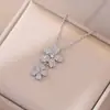Colar Feminino, Novo Pingente de Amor Transfronteiriço da Moda, Design de Nicho, Colar Simples e Versátil com Corrente para Clavícula