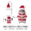 Conjunto de Ropa Navideña para Mascotas 2026 con Diseños de Muñeco de Nieve, Hombre de Jengibre y Reno - Suéter de Punto y Gorro para Hámster Ropa Festiva