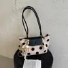 Bolso de Lunares para Mujer 2026 Nuevo Verano Moda Casual Uso Diario Versátil Bolso de Hombro Salida Bolso de Axila