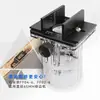Herramienta Ranuradora Conector Dos en Uno para Carpintería, Molde para Piezas Invisibles, Soporte de Máquina Recortadora de Unión Pasante y Semi-Pasante, Herramienta de Fresadora