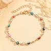 Joias Quentes Europeias e Americanas Transfronteiriças Pulseira Feminina da Moda Criativa que Combina com Tudo Olho do Diabo Amor Pulseira Pulseira Estilo Ins