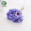 Buquê de Girassol Artificial Colorido de Outono Mais Vendido Transfronteiriço, Adereços de Fotografia para Arranjo de Flores Doméstico, Buquê de Flores Artificiais Falsas Atacado