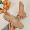 E-commerce Transfronteiriço Plus Size Outono 2026 Novos Sapatos Mary Jane Femininos Confortáveis com Bolinhas Tira Dupla de Fivela Sapatos Casuais Femininos