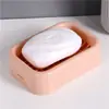 Caja de Jabón Sanitario de Doble Capa a Cuadros, Caja de Jabón con Rejillas de Drenaje, Caja de Jabón Portátil de Doble Compartimento para Viaje al por Mayor