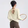 Ropa de Yoga sin Espalda para Mujer 2026 Nuevo Conjunto Deportivo para Correr Cover-up Fitness Pantalones de Tiburón Otoño