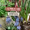 Arco de Ferro Estilo Vintage para Jardim, Inserções, Etiquetas e Placas Florais para Marcadores de Plantas, Decorações de Jardim e Enfeites para Vasos de Suculentas
