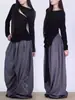 Calça Jogger Feminina Design Retrô Americano Cobra Strass Primavera Outono Solta de Perna Larga Dança de Jazz