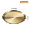 Prato Coreano para Churrasco em Aço Inoxidável 304 Prato Redondo Comercial Prato Simples para Buffet Comida Ocidental Fruta Sobremesa Prato para Lanche