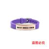 Pulseira de Silicone Europeia e Americana Transfronteiriça Pulseira de Relógio de Silicone Presente de Feriado para Tio Família Gravação em Aço Inoxidável Joia de Mão Popular
