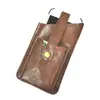 Venta Caliente Transfronteriza Bolso de Cuero para Teléfono Móvil de Exterior Colgante de Cintura Estuche Protector Deportivo para Teléfono Móvil Almacenamiento Cigarrillo Teléfono Móvil Anti-pérdida Colgante de Cintura