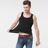 Chaleco deportivo de color sólido para las cuatro estaciones, chaleco en forma de I, chaleco de algodón elástico transpirable para fitness para hombre, ropa interior de color sólido para hombre al por mayor