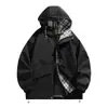 Versión Pública 2025 Chaqueta Nueva para Hombre Moda Casual con Capucha Chaqueta Deportiva para Exteriores Cortavientos Marca de Moda Ropa de Montañismo Primavera
