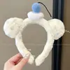 Diadema de Peluche Antideslizante Linda para Lavado de Cara 2026 Nuevo Estilo Diadema para Mujeres Aplicación de Mascarilla Goma para el Pelo Pinza para el Pelo Tocado