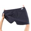 Cueca Boxer Masculina Clássica Xadrez Calça Arlo Algodão Respirável plus size Boxer Solto Calça de Pijama M Calças