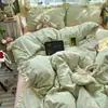 Juego de Cuatro Piezas Grado Madre y Bebé Clase A Algodón Puro Todo Algodón 2026 Nuevo Juego de Sábana Funda Nórdica Funda para Almohada Juego de Tres Piezas para Dormitorio 4