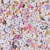 Mini Adesivos de Resina para Nail Art Donut Mahjong Sorvete Materiais de Decoração de Resina para Nail Art Acessórios de Joias de Resina
