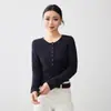 Blusa Transpirable de Lino de Bambú para Mujer Momaik 2026 Nuevo Estilo Primavera Cuello Henry Top Relajado Protección Solar 10199