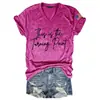 Top de cuello en V para mujer de verano con un diseño elegante, Camiseta de punto de manga corta con doble estampado, Popular top casual de manga corta para mujer de verano