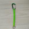 Mosquetón de Cable de Acero Cuerda Anti-Pérdida, Resorte para Señuelo Cuerda Anti-Pérdida, Correa Retráctil Automática de Cable de Acero, Cuerda Anti-Pérdida para Equipo de Pesca