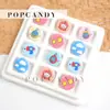 Bolsa de Cuentas Hecha a Mano Estampada Linda Consola de Juegos Tamagotchi Nubes y Estrellas Accesorios de Joyería Colgante Cuentas