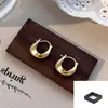 Pendientes de Aro Lisos con Pasador de Plata 925 para Mujer 2025 Nuevo Popular Diseño de Nicho Pendientes de Gama Alta Pendientes de Lujo Accesible