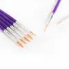 Fornecimento Direto da Fábrica de Canetas de Tinta a Óleo Digitais DIY para Crianças, Canetas de Traço Fino para Graffiti, Canetas de Nylon Roxas para Bonecos de Gesso Atacado