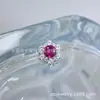 Pendientes de Girasol Astmf-13 de Aleación de Titanio Coloridos con Circonita y Diamante Completo G23 Titanio Hilo Interno Joyería para Piercing de Labio con Circonita