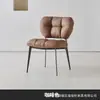 Mesa de Comedor y Sillas Nórdicas Modernas Minimalistas de Lujo Ligero Tipo Nube para Sala de Estar y Comedor, Sillas de Comedor Minimalistas de Estilo Italiano con Cojín Suave
