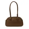 Bolso de axila retro, estilo nicho, con textura para mujer, nueva colección otoño 2026, diseño simple de bolso bowling, bolso de hombro de gran capacidad