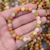 Pulsera de Cuentas Redondas Color Jade DIY Xiuyu Jade Dongling Pulsera Duobao Joyería de Jade de Moda Suministro en Vivo