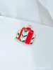 Aleación de Navidad Accesorios de Goteo de Aceite Colgante DIY Colgante Hecho a Mano Árbol de Navidad Dibujos Animados Papá Noel Reno