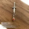 Pendientes de Aleación de Titanio F136 Pendientes Colgantes de Espada Ojo de Caballo Clavos para Cartílago del Oído Joyería para Piercings Corporales de Titanio G23 Fabricante Venta al por Mayor