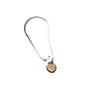Pulsera de Colgante Redondo Minimalista Bloque de Color para Mujer, Diseño Artístico de Nicho Estilo Ins, Pulsera Personalizada, Nueva Joyería Hip-Hop para Estudiantes