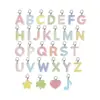 Pingentes de Acrílico com Letras Adesivos de Transferência para Decoração de Diário Acessórios Chaveiro DIY Feito à Mão Waka Waka