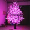 Árbol de luz LED artificial para exteriores, con forma decorativa, resistente al agua y brillante, con diseño de flor de cerezo, color melocotón y lila.