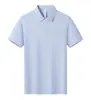 Camisas Polo de Verano, Camisetas Personalizadas, Ropa de Trabajo de Seda Helada, Logo Bordado, Ropa de Trabajo Corporativa de Manga Corta con Cuello, Hecho a Medida