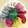 Cuerda de Algodón Hueca de Doble Capa de 5 mm de Colores, 8 Hilos, para Cintura de Pantalones, Cuerda de Sombrero, Cordón, Cuerda para Tejer DIY Hecha a Mano 90m