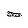 Mismo estilo que el de Mamá Uva, aumento de 3 cm de altura, zapatos de vestir bajos retro con estampado de leopardo de crin de caballo, lunares, punta redonda, lazo, para mujer, primavera y otoño