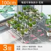 Soporte de flores de acero inoxidable al por mayor, estante combinado de tipo escalonado para balcón de múltiples capas, soporte ampliado para exhibición de plantas en exteriores