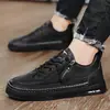 Zapatos de chef para hombre de otoño, zapatillas, zapatos casuales de cuero, zapatos de trabajo negros para hombre, zapatos de cocina