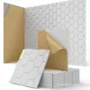 Fieltro Absorbente de Sonido Panel Aislante Acústico Panel de Reducción de Ruido Acústico Decoración de Pared de Fondo Panel Aislante de Sonido Reducción de Ruido Fieltro Autoadhesivo Pared de Fondo de Fieltro