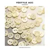 Botões de Resina Yisen de Dois Furos para Camisa Botões de Punho para Tricô de Cardigan Botões Decorativos DIY para Gola de Suéter