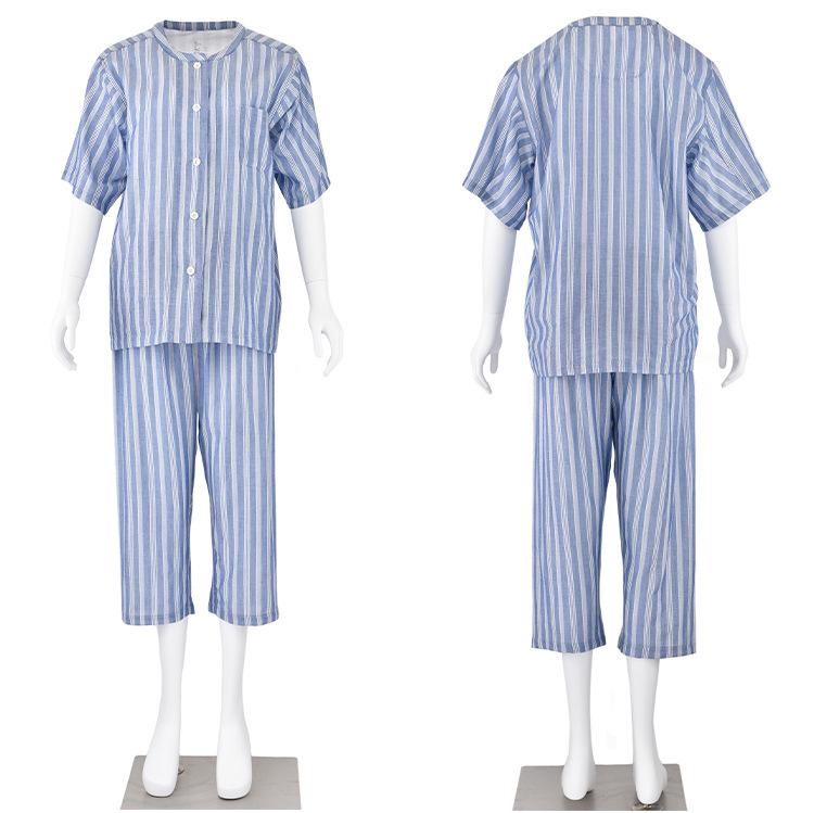 muji细支双层纱无侧缝睡衣无印良品家居服12.jpg