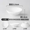 Vajilla de Melamina Bol Pequeño Cafetería Comercial Bol para Arroz Sopa Bol de Plástico Blanco para Arroz Bol para Salsa de Dip de Hot Pot Condimento