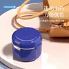 Caixa de armazenamento de contenção ortodôntica para imersão, limpeza e armazenamento de dentaduras; estojo portátil para alinhador invisível