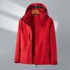 Chaqueta de Otoño e Invierno con Logotipo, Desmontable Tres en Uno, Forro Polar, Chaqueta de Montañismo Cortavientos, Ropa de Trabajo Estampada y Bordada, Resistente al Frío