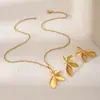 Europeu e Americano Exquisito Irregular Luxo Criativo Poligonal Geométrico Folhas Textura Flores Amor Brincos Colar Conjunto