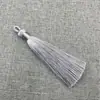 Yixiangfei 8cm Cuerda de Poliéster Anillo de Tracción Borla Pendientes de Poliéster Borla Nudo Chino Enderezado a Alta Temperatura Borla Colgante Venta al por Mayor
