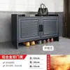 Armário de Sapatos de Liga de Alumínio para Exterior para Entrada de Casa, Varanda, Colmeia Impermeável Protetor Solar Armário de Armazenamento de Grande Capacidade